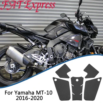 Yamaha MT-10 2016-2020 19 Motosiklet Tankı Gaz Çizilmeye Karşı Koruma Sticker Yan Ped Çekiş Anti Kayma Kneepad Çıkartması MT10 Görüntü