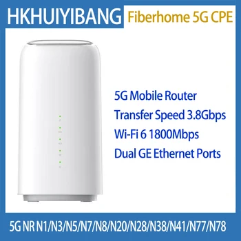 FiberHome 5G SA NSA Kapalı CPE LG6121F Modem Yönlendirici AX1800 5G Kablosuz WiFi 6 sim kartlı router Yuvası Gigabit Mobil Hotspot Görüntü