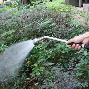 45cm Kreş Meme El Sulama Püskürtücü Alüminyum Alaşımlı Bahçe Yağmurlama Sebze Kreş Fide Sera Aracı Görüntü