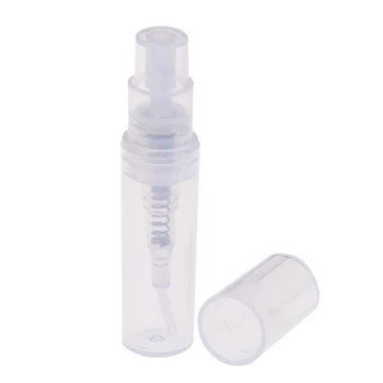Mini Şeffaf 2 ML Sprey Plastik Şişe Sprey Parfüm Boş örnek şişesi Seyahat İçin Uygun Parti 360 Adet Görüntü