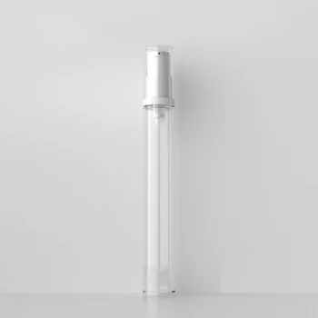50 adet 5ml 10ml 15ml Boş Mini Vakum Losyon pompa şişesi Plastik Kozmetik Şişe Doldurulabilir Seyahat Losyon Şişesi Görüntü