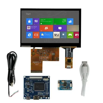 4.3 İnç 480 * 272 Çok Amaçlı LCD Ekran Denetleyici Kontrol sürücü panosu Sayısallaştırıcı Dokunmatik Ekran Mini HDMI Uyumlu Görüntü