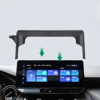 Manyetik araç telefonu tutucu Navigasyon Ekran Sabit Telefon Dağı Araba Kablosuz Şarj Cihazı Toyota Harrier 2022 için LHD Görüntü
